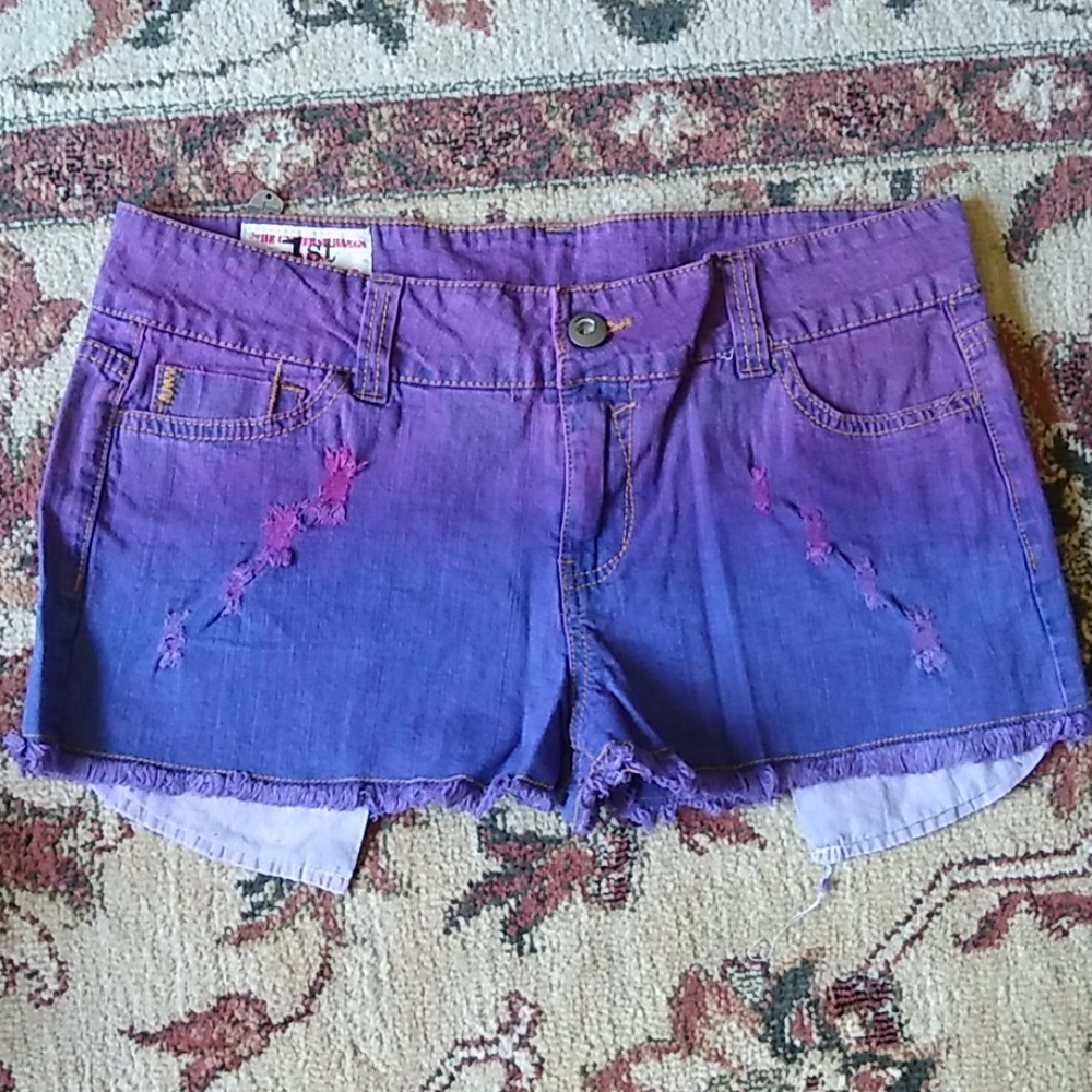 Purple shorts